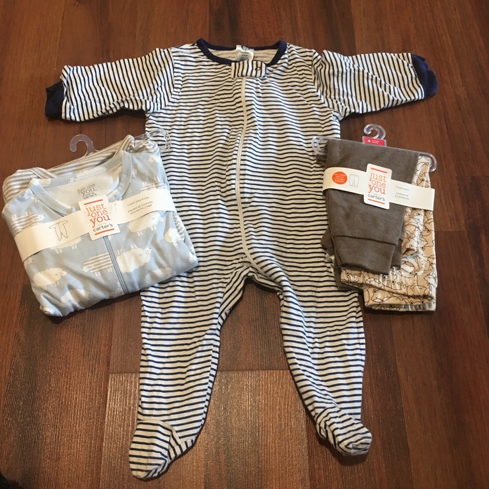 3-6 Month 5 piece Baby Bundle Gender Neutral